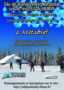 Grand parcours ski de randonnée - CAF Horizon Vertical