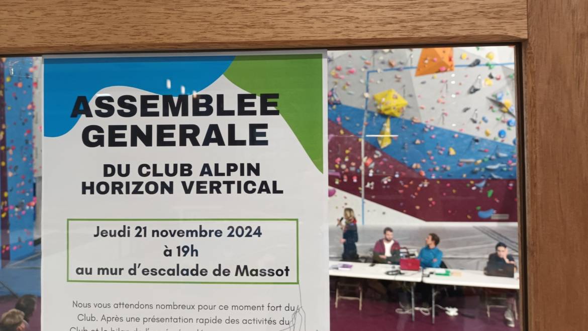 Assemblée Générale du Club Horizon Vertical