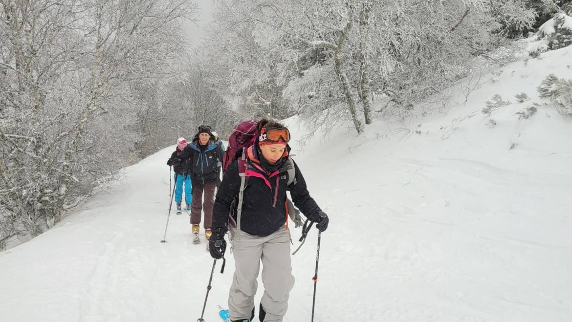 RETOUR SUR LA sortie ski de rando au Sancy du 22 janvier 2023