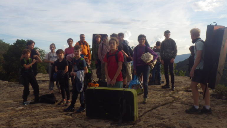 Stage d’escalade jeunes à Lodève