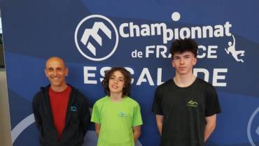 Le CAF Horizon Vertical au championnat de France jeunes de difficulté !